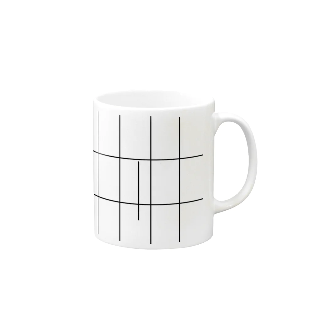 シンプル.のシンプル　イズ　ザ　ベスト Mug :right side of the handle