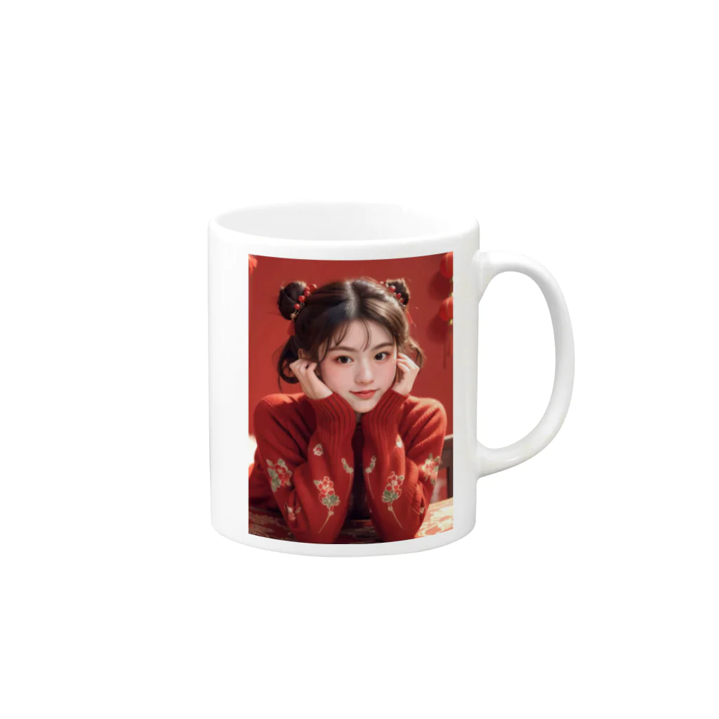 沢村 愛梨 Official Shopの沢村 愛梨 公式グッズ 第2弾 Mug :right side of the handle