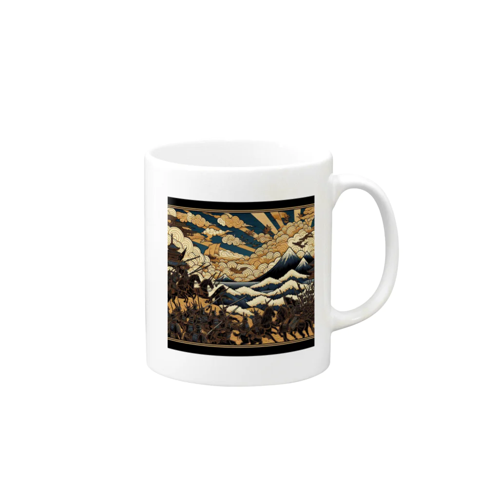 SAMURAI GEARのKASSEN Mug :right side of the handle