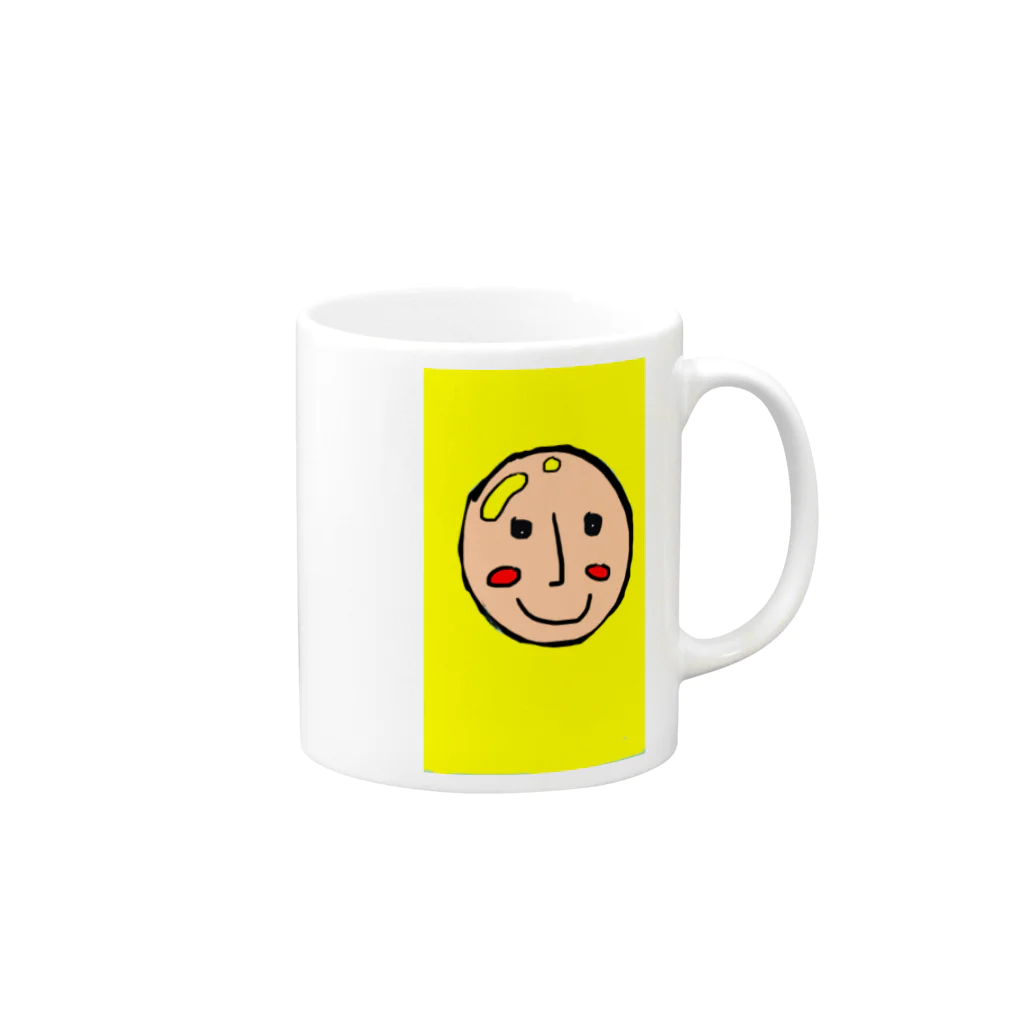 カモメの巣の玉子王 Mug :right side of the handle