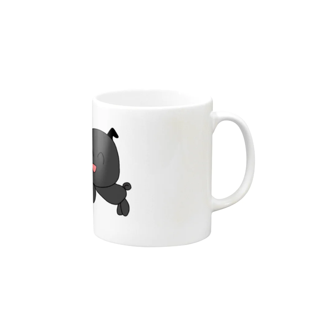 広島乃愛＄のぱぐちゃん ふたり Mug :right side of the handle