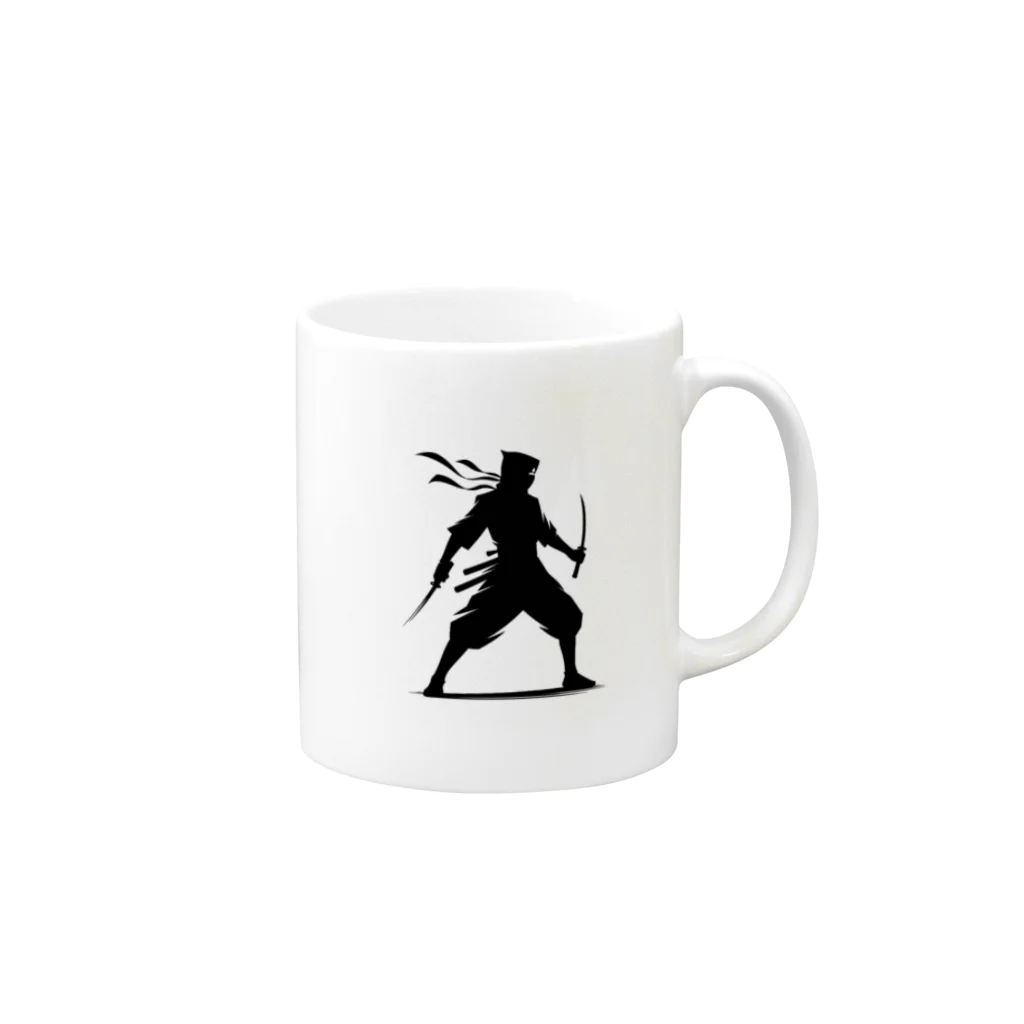 Samurai HeartsのShinobi Mug :right side of the handle