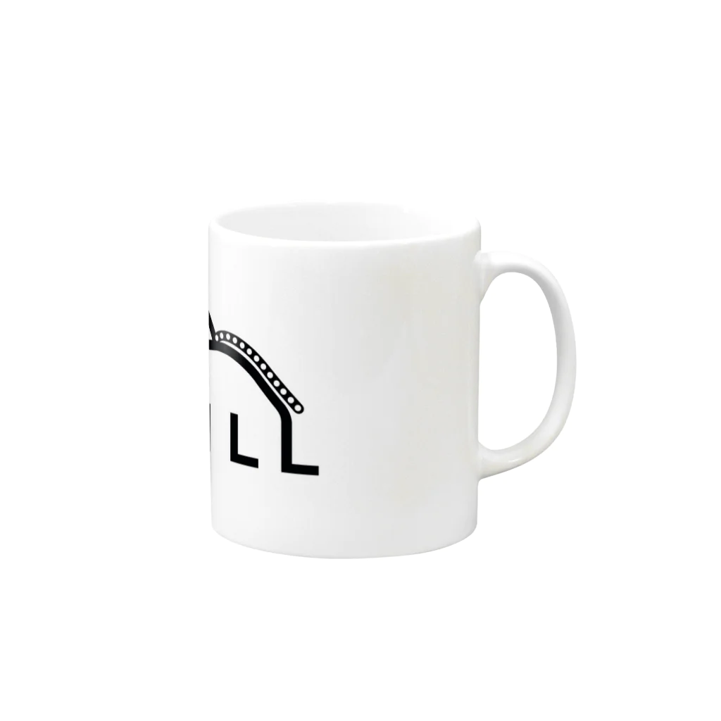 HIXGILL - ﾋｯｸｽｷﾞﾙのHIXGILL Mug :right side of the handle
