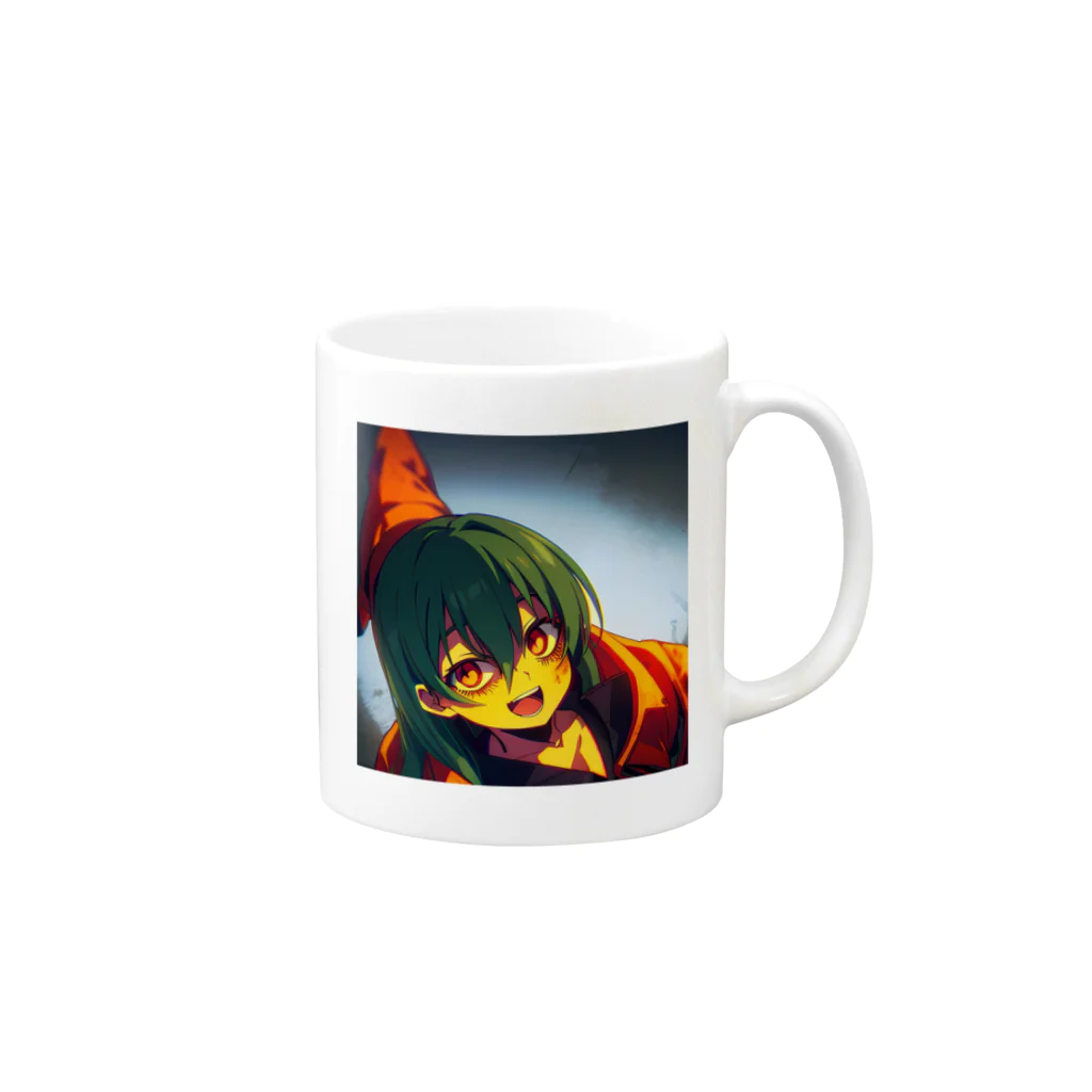 ほっこりアニメマートのゾンビィ～6 Mug :right side of the handle