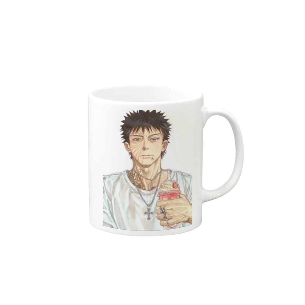 ☆KEN☆@メンヘラのObt Mug :right side of the handle