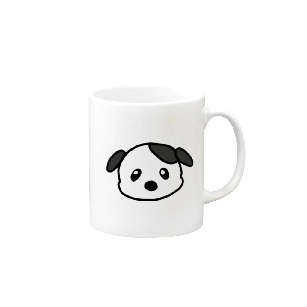 ドドドッグのどどどっぐ君 Mug :right side of the handle