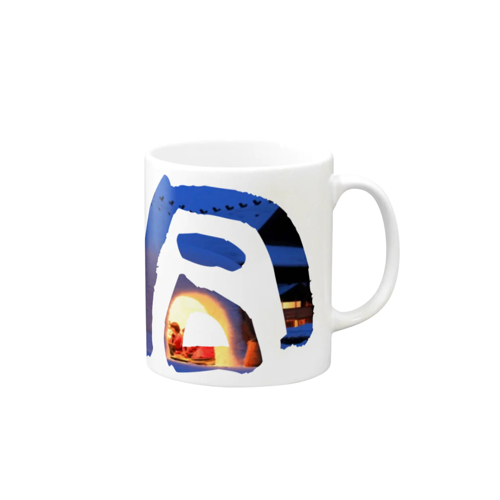 Koh Suzukiの洞 -dou- Mug :right side of the handle