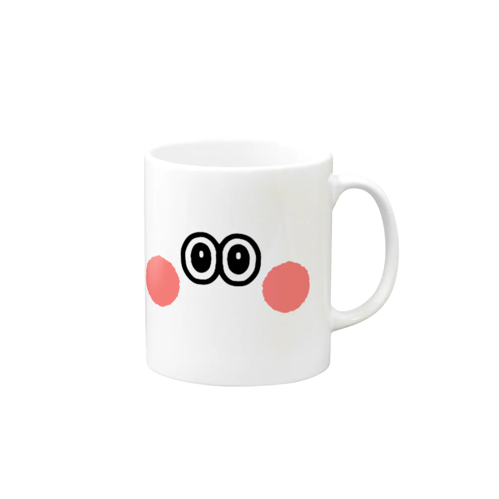 ゆっきーのぽよまる Mug :right side of the handle