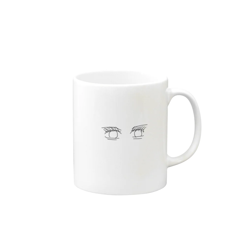 Mr_redの目 Mug :right side of the handle