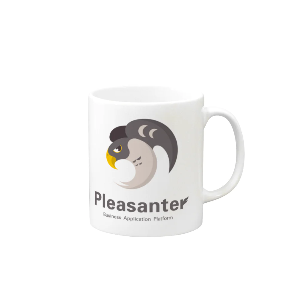 プリザンターグッズショップのPleasanter Mug :right side of the handle