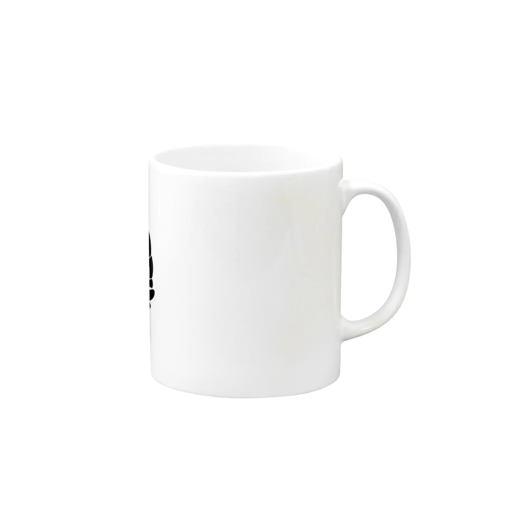 eyesの自信へ Mug :right side of the handle
