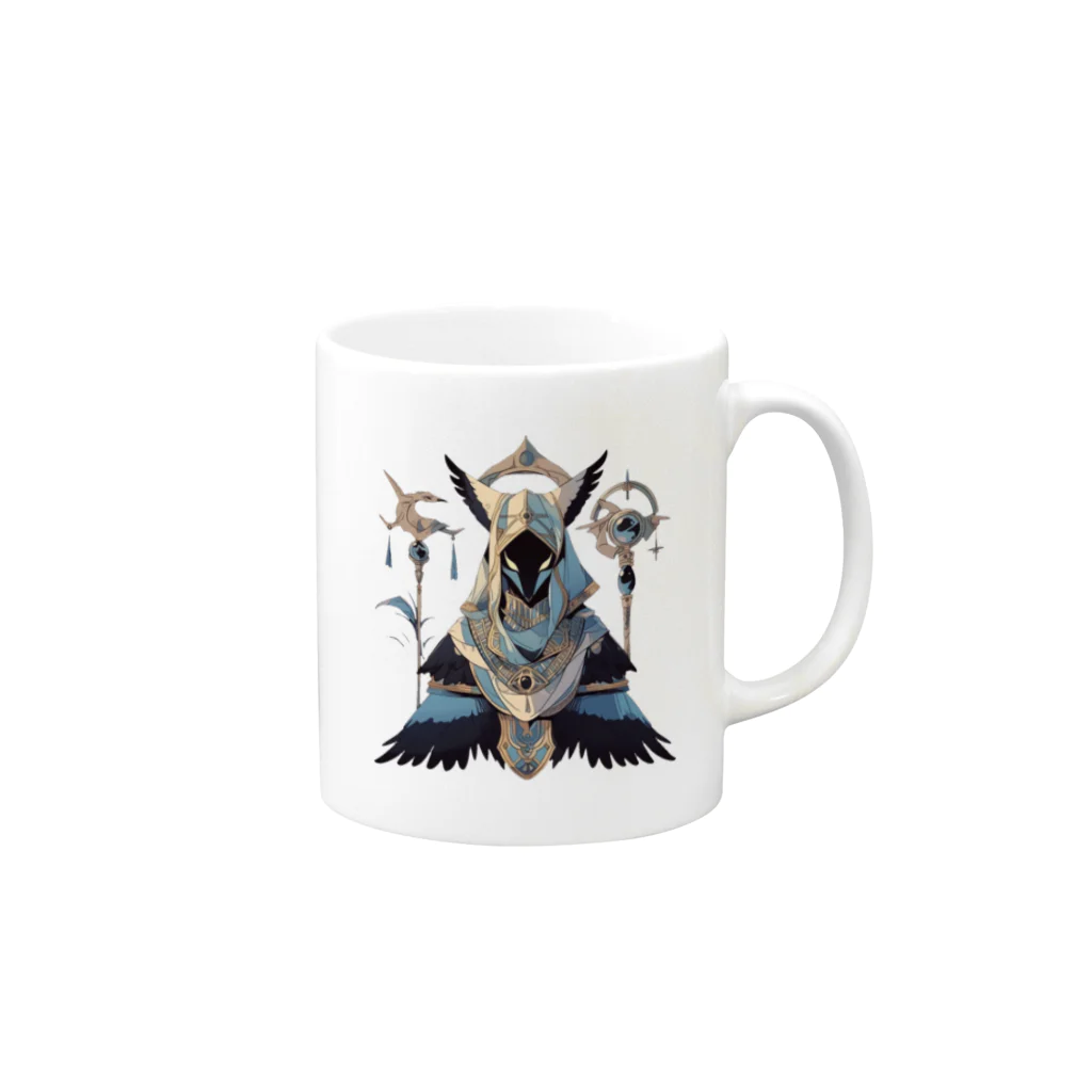 ファンタジー屋のエジプト神話風 Mug :right side of the handle