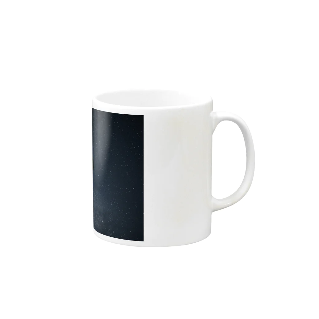 かんなぽー、の宇宙兄弟 Mug :right side of the handle