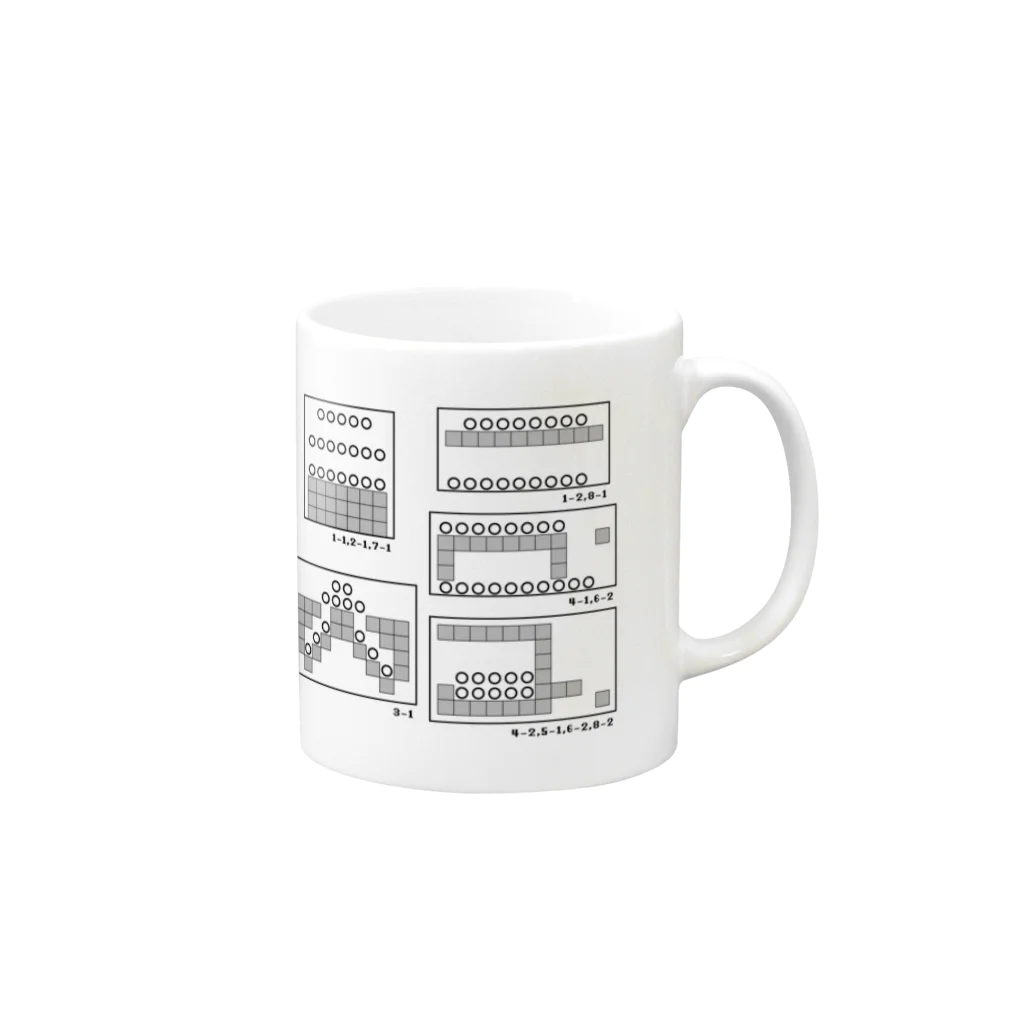 GRID-MANIAの地下金庫 Mug :right side of the handle