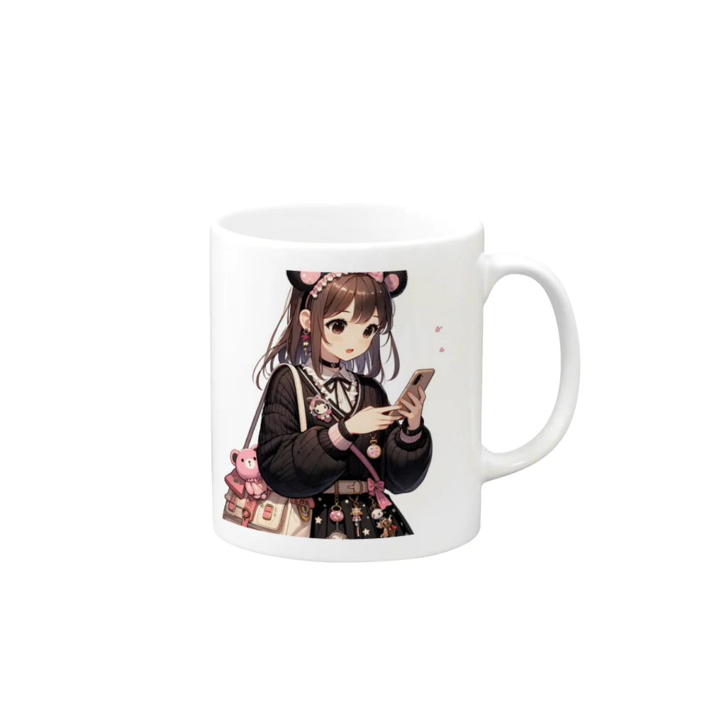 ユウキシシド@レジェンド級イーベイセラーのユウキシシドのオプチャ公式グッズ Mug :right side of the handle