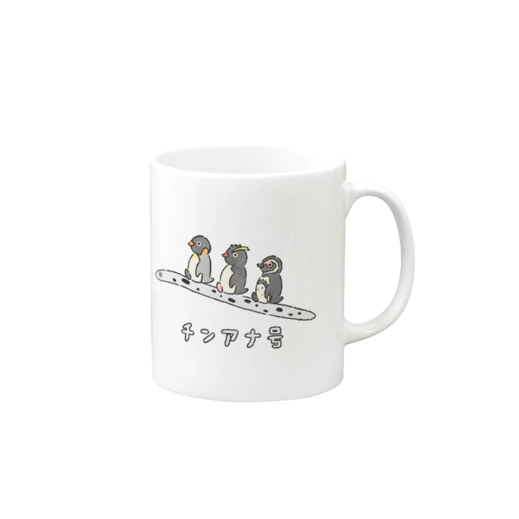 Icchy ぺものづくりのチンアナ号 Mug :right side of the handle