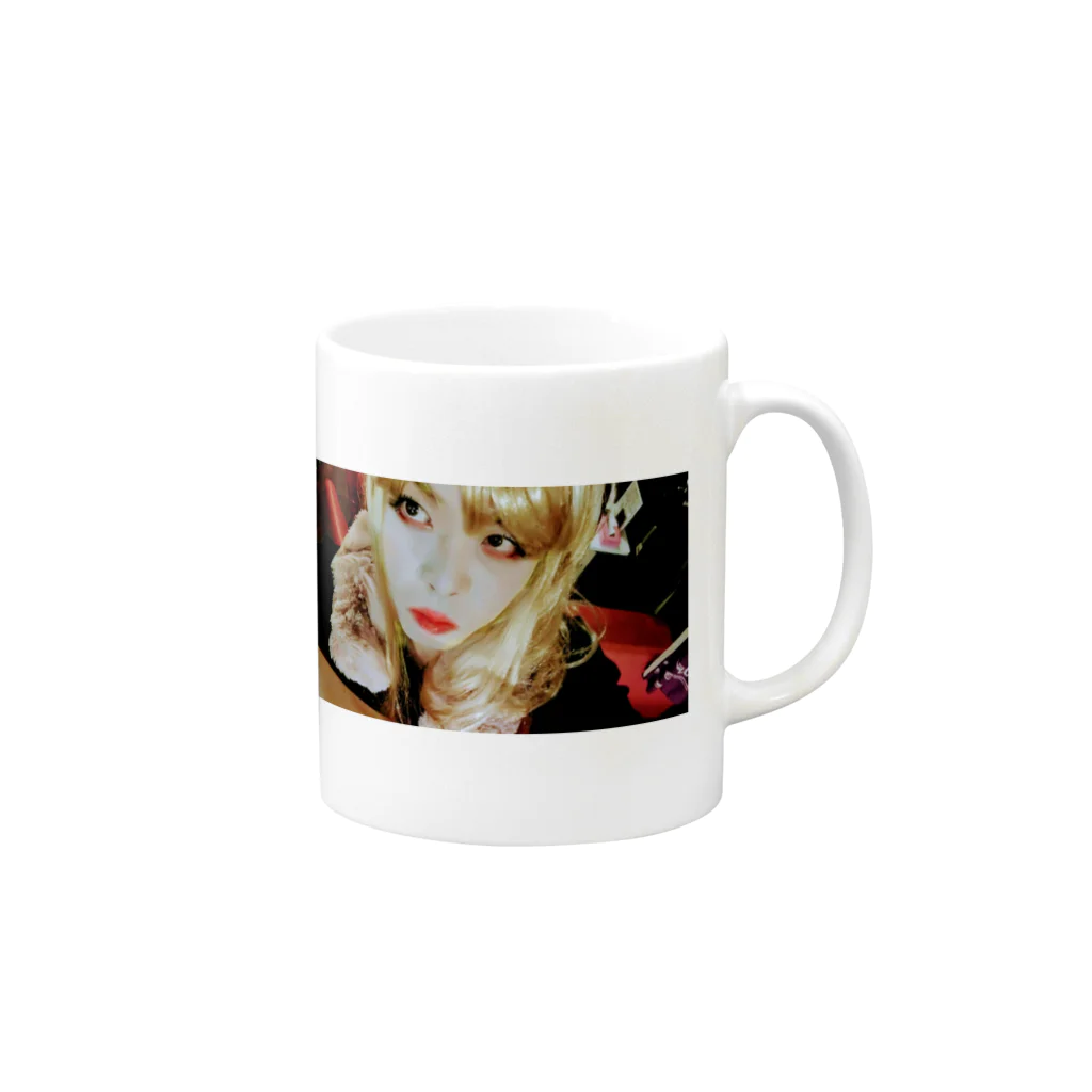 くま太郎のオムライスの美味しいお店のマスター Mug :right side of the handle