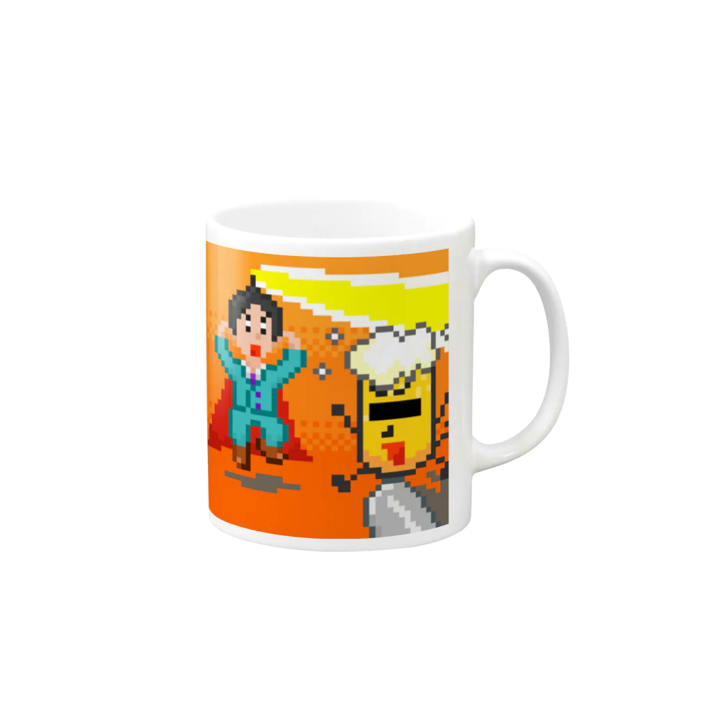 NakashinGamesの禁酒マンアイコン Mug :right side of the handle