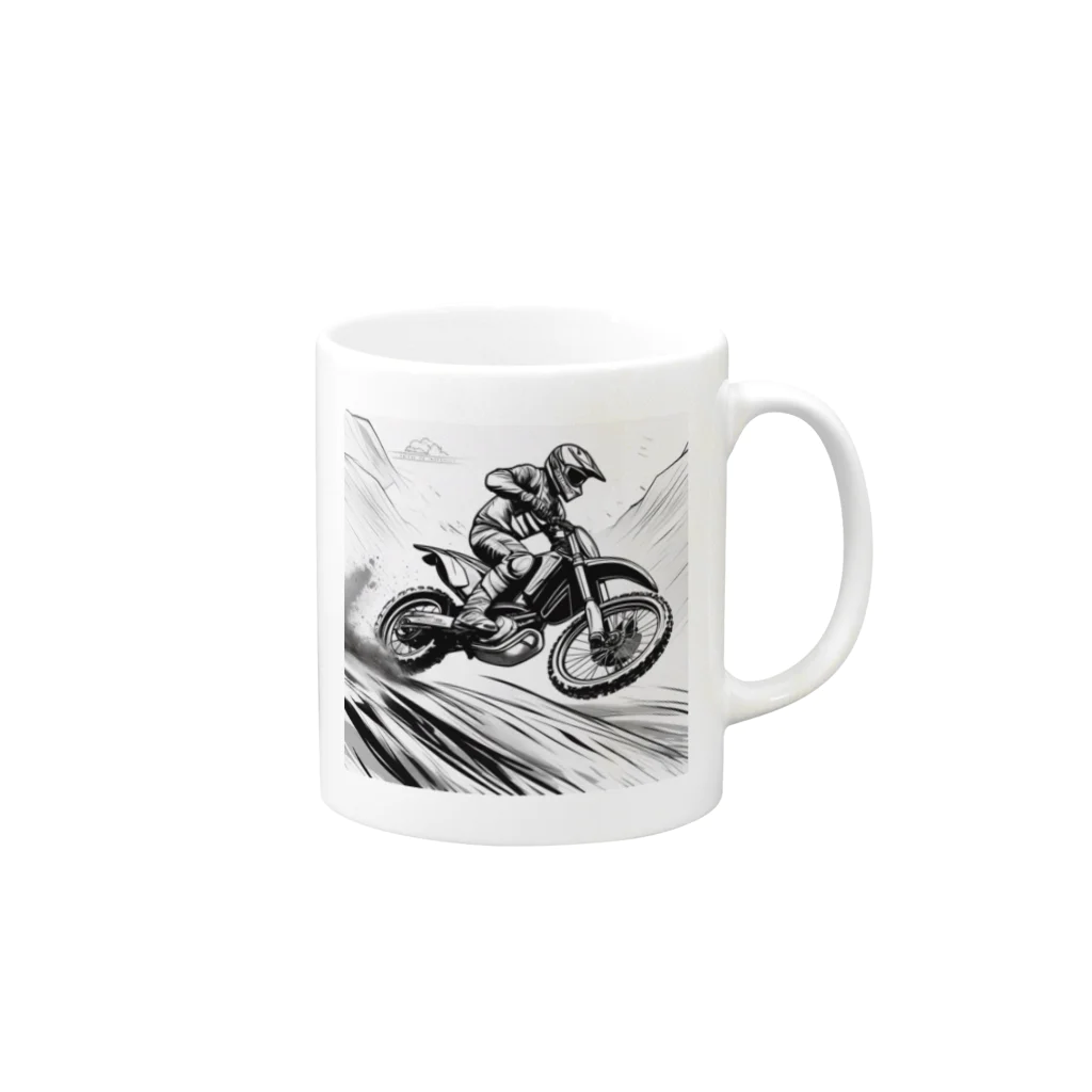 宗乙商店のオフロード Mug :right side of the handle