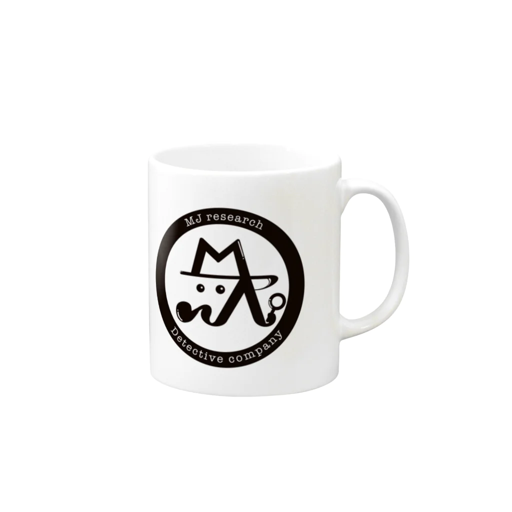 MJリサーチ綜合探偵社の「まことくん」グッズ Mug :right side of the handle