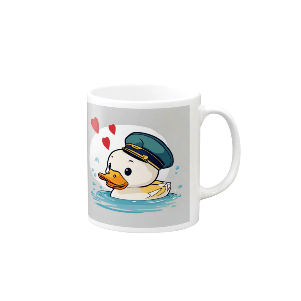 ザ☆めんまのお店のゆっくり進行☆あひる隊長！ Mug :right side of the handle