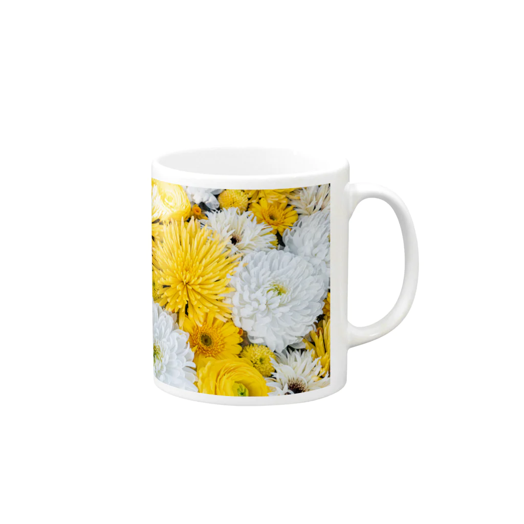 okomeの御手水菊 Mug :right side of the handle