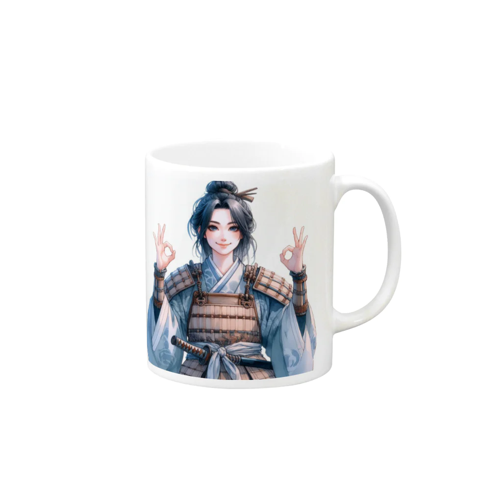 chocotamaの侍女子 Mug :right side of the handle