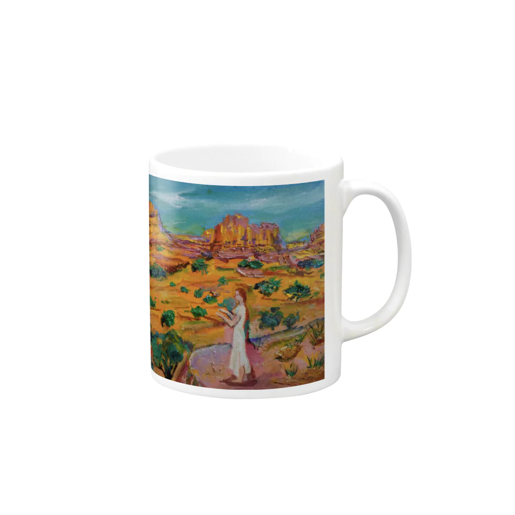 アルクメーネのNative American Mug :right side of the handle