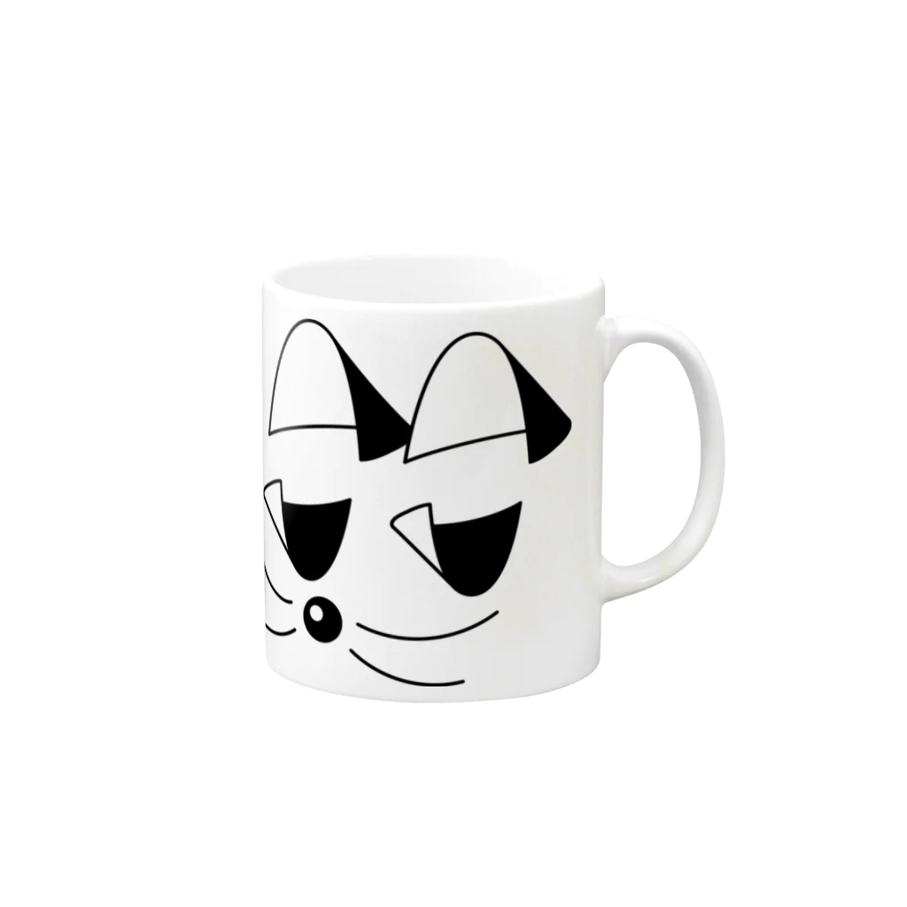 psyainのキャッチリリース Mug :right side of the handle