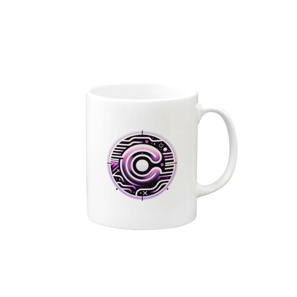 StarColorWaveの【九紫火星】guardian series “Cancer“ Mug :right side of the handle