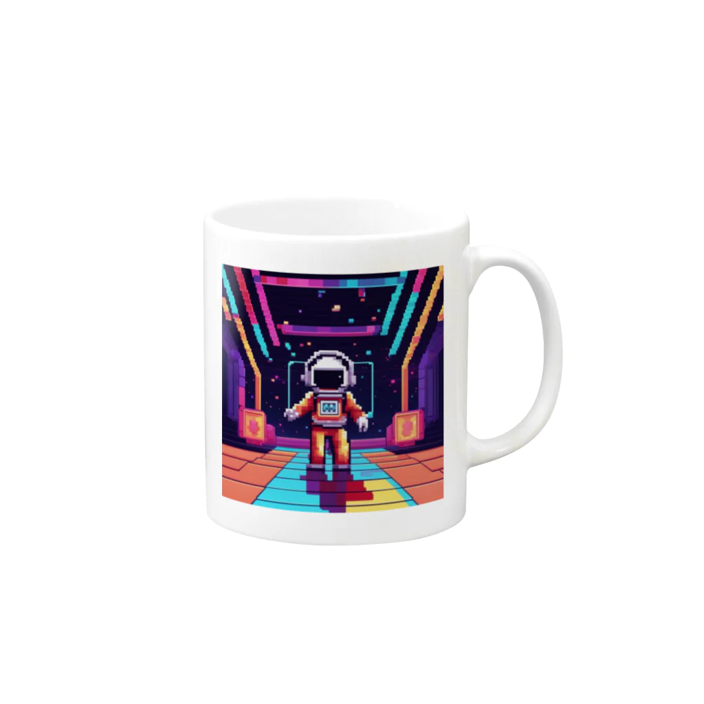 jsaofsjofaakoの宇宙船の中のダンスフロア Mug :right side of the handle