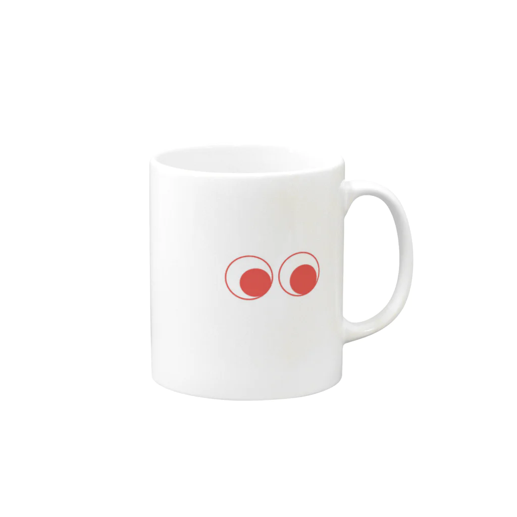 Okikuの見下ろす Mug :right side of the handle