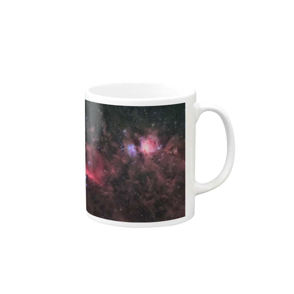 S204_Nanaのオリオン大星雲と馬頭星雲 Mug :right side of the handle