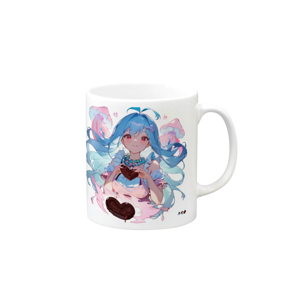 ネオ&ノワCHのnowa Mug :right side of the handle