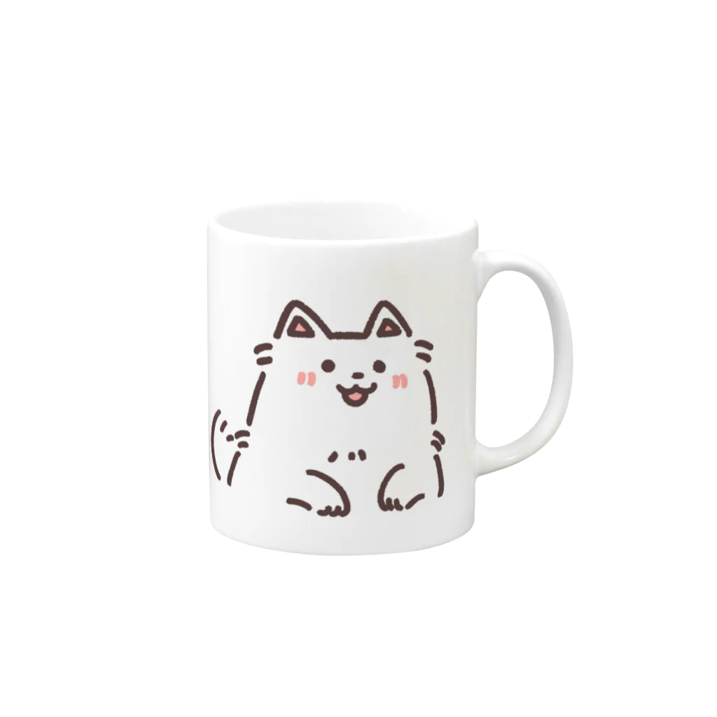 オソトズキのオソトイヌが家に来るシリーズ Mug :right side of the handle