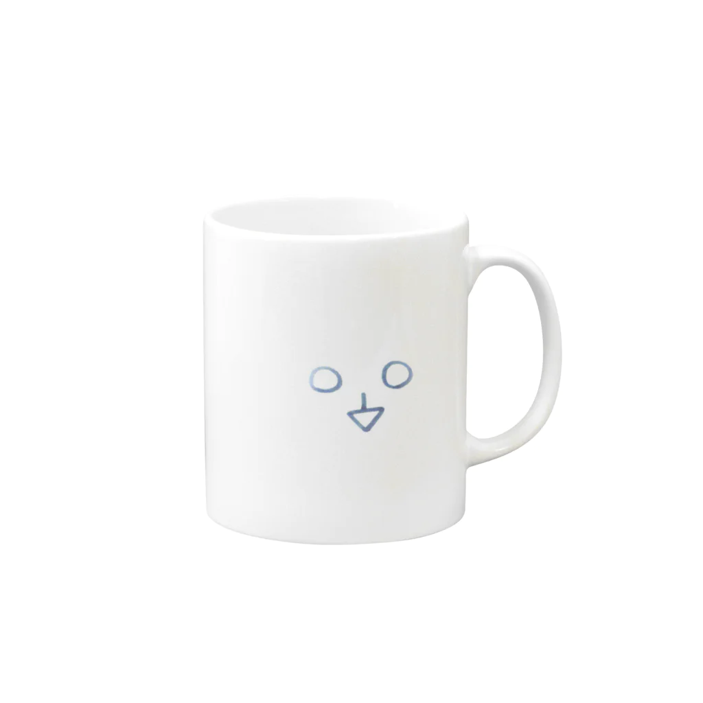 sarugumiのシンプルなさる Mug :right side of the handle