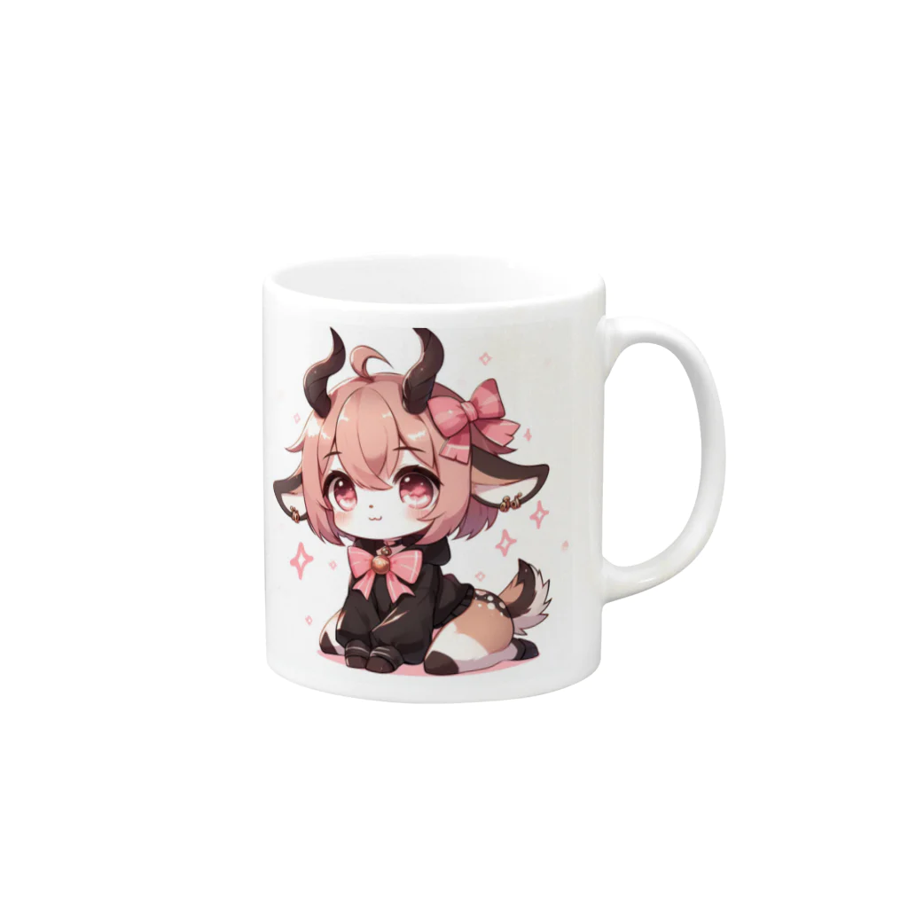 yos-1292583のカモカモシー Mug :right side of the handle