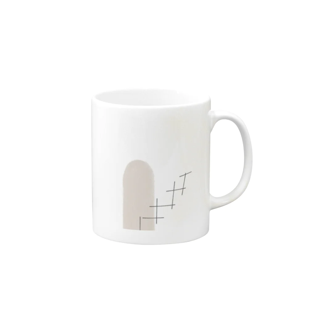 rilybiiのarch paintart . Mug :right side of the handle