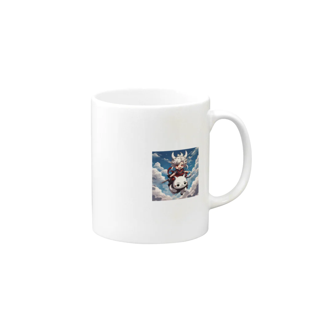 fuujintransportの風神トランスポート Mug :right side of the handle