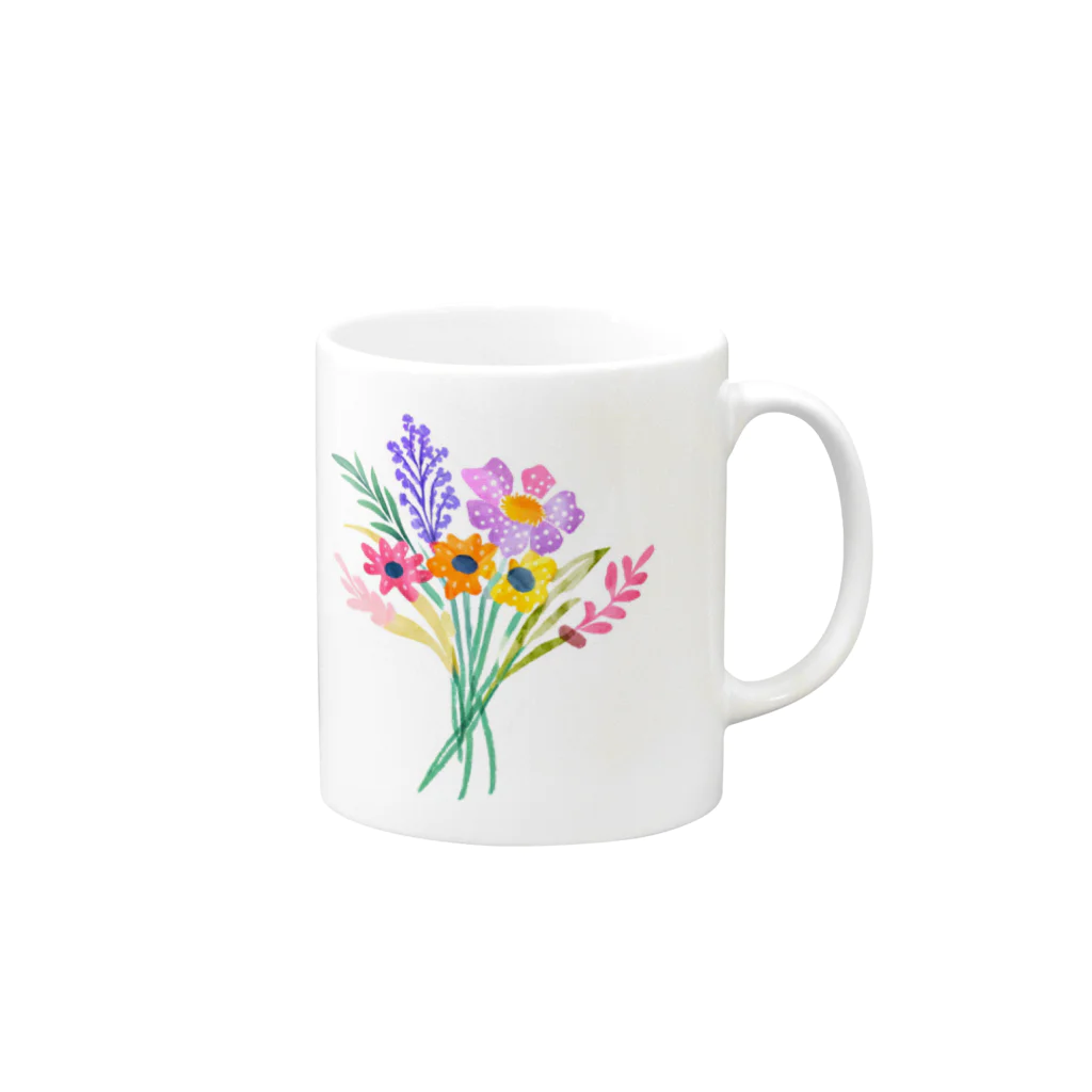 Wifebearの愛をこめて花束を Mug :right side of the handle