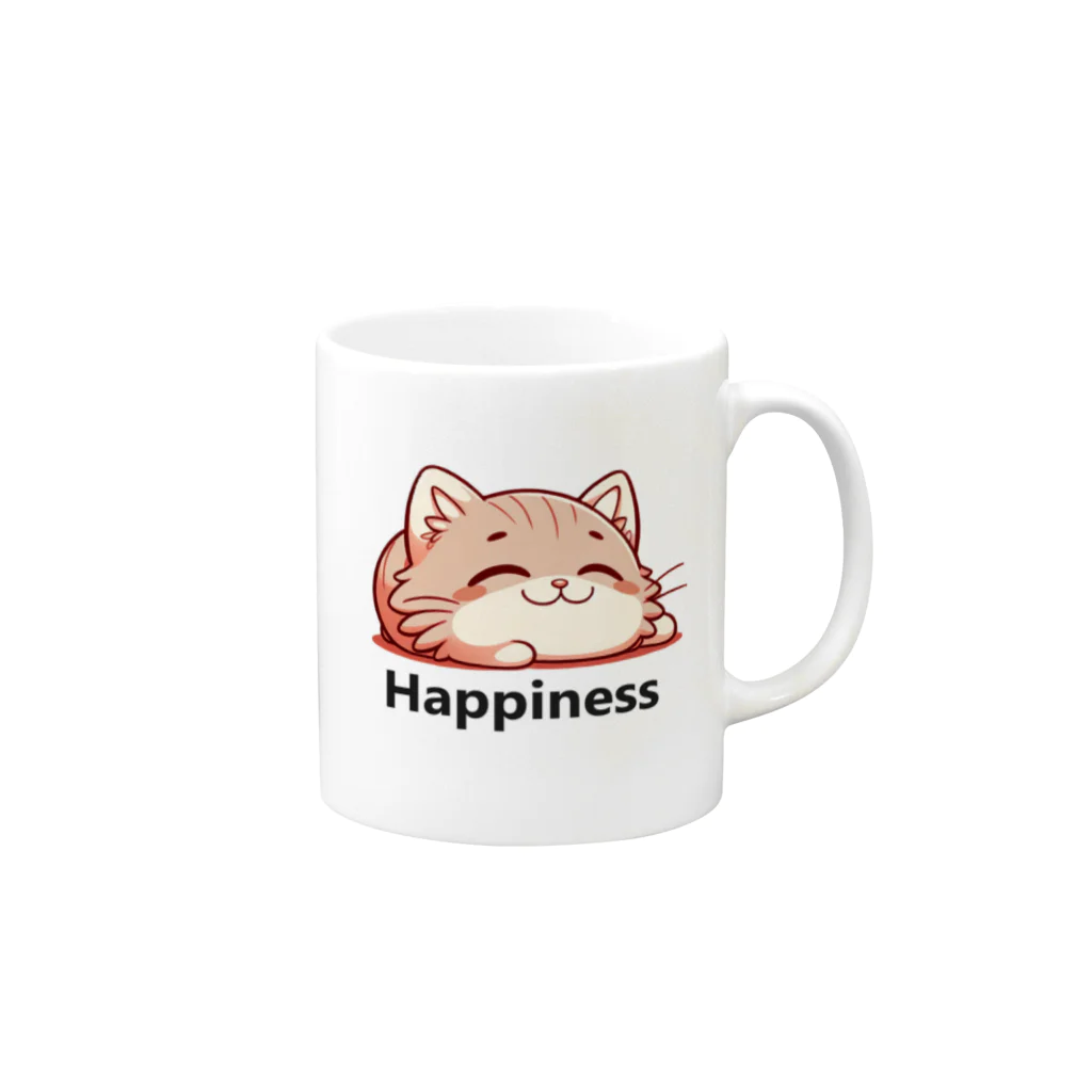 fluffy_gentleのHappiness マグカップの取っ手の右面