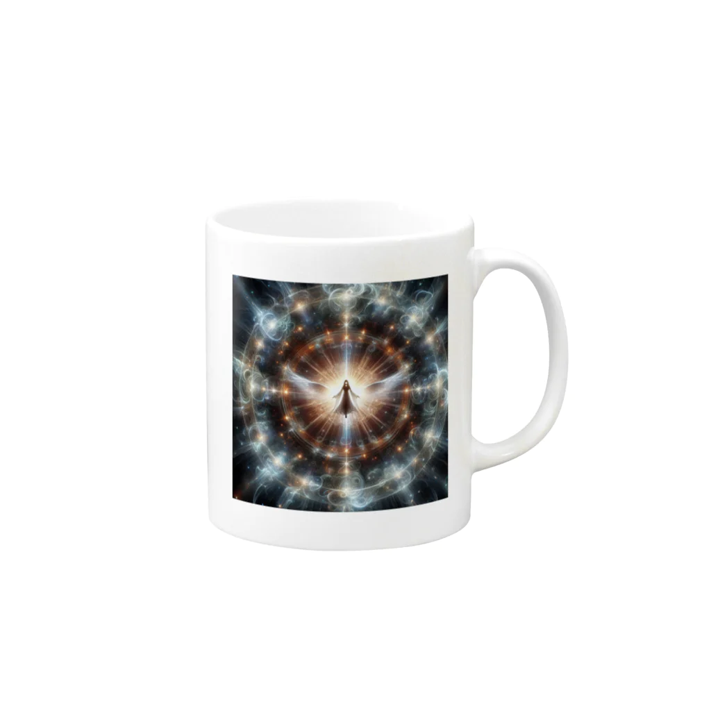 Surplusの宇宙エネルギー Mug :right side of the handle