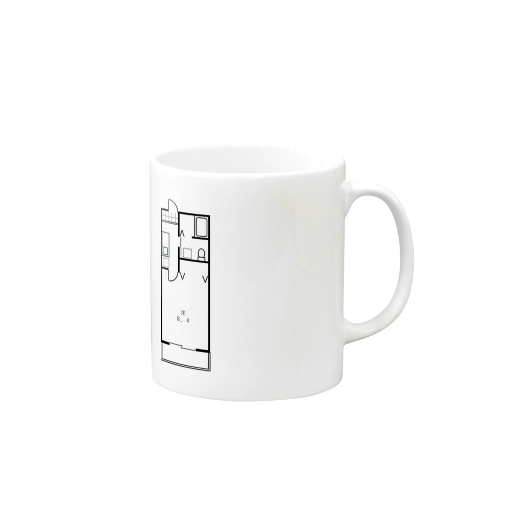 Liracの間取り図 Mug :right side of the handle