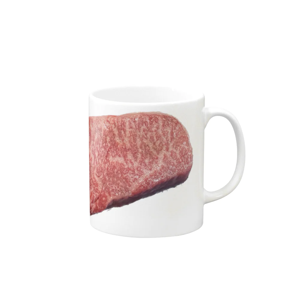 TOMandJIMMYの牛肉 Mug :right side of the handle