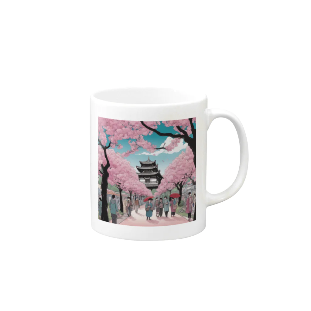 ゴールドエンジェルのザ・JAPAN2 Mug :right side of the handle