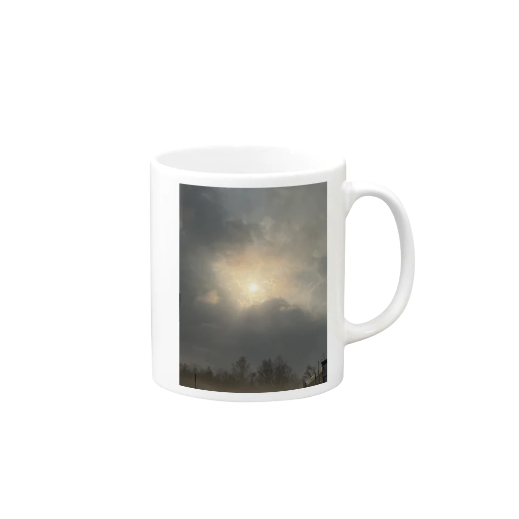 j_officialのｓｕｎ Mug :right side of the handle