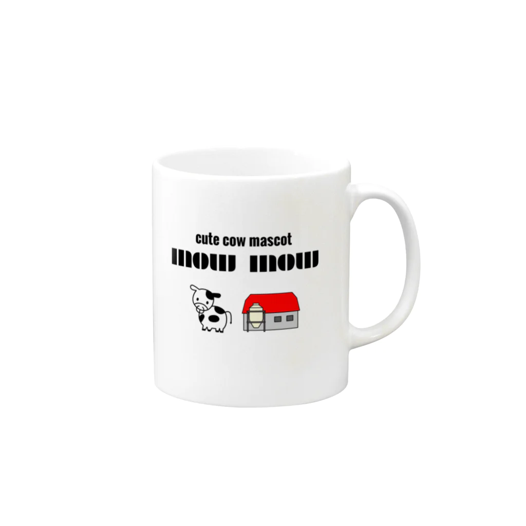 MOW MOWのMOW MOW Mug :right side of the handle