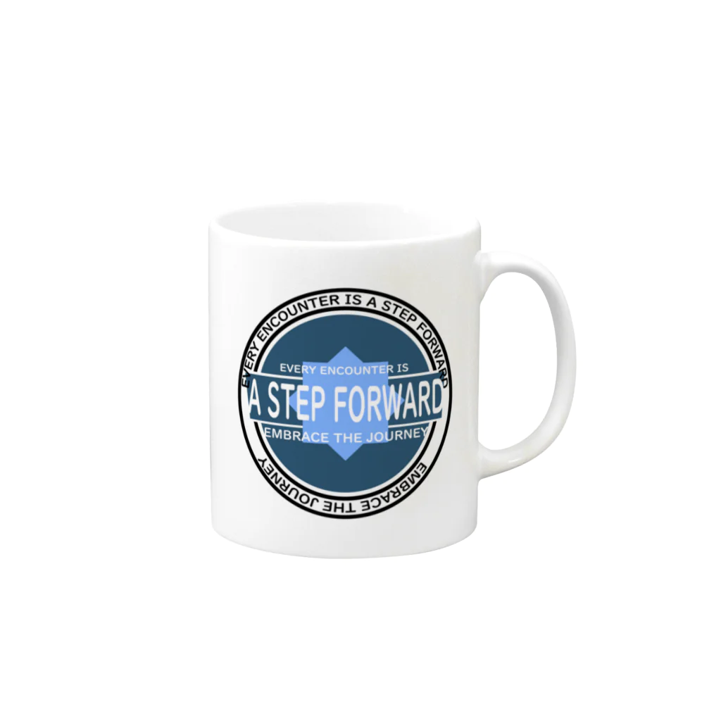 NamataのEVERY ENCOUNTER IS A STEP FORWARD Mug :right side of the handle