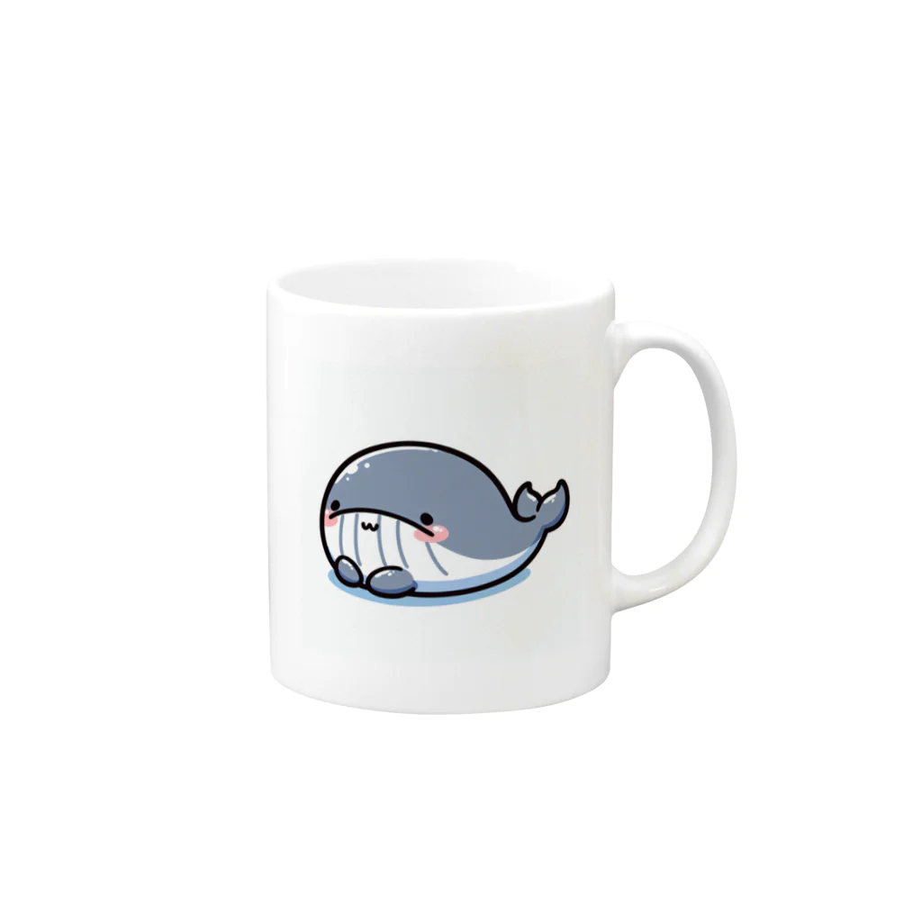 きゅんくじ🐳のキュンくじ🐋 Mug :right side of the handle