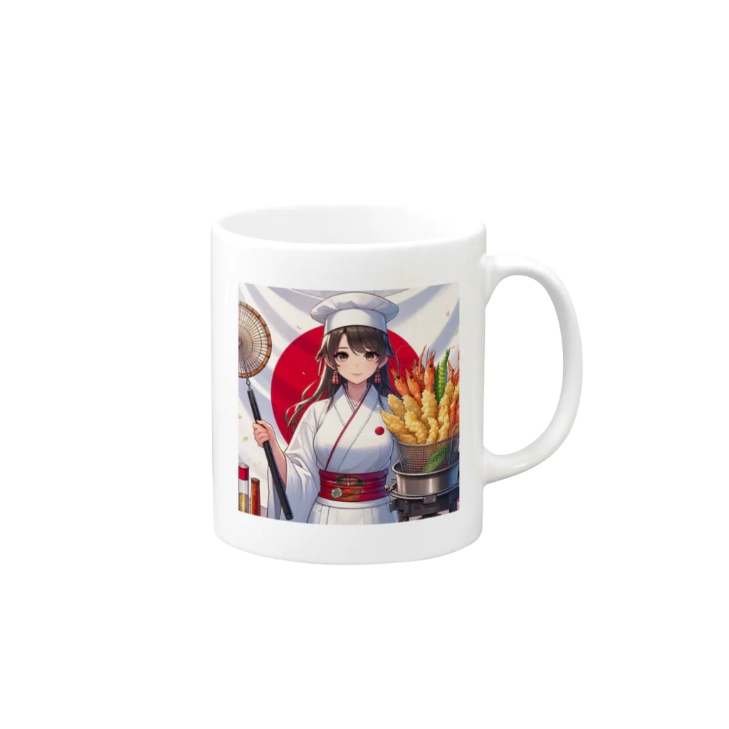 8kenのASAMESHI MAE Mug :right side of the handle